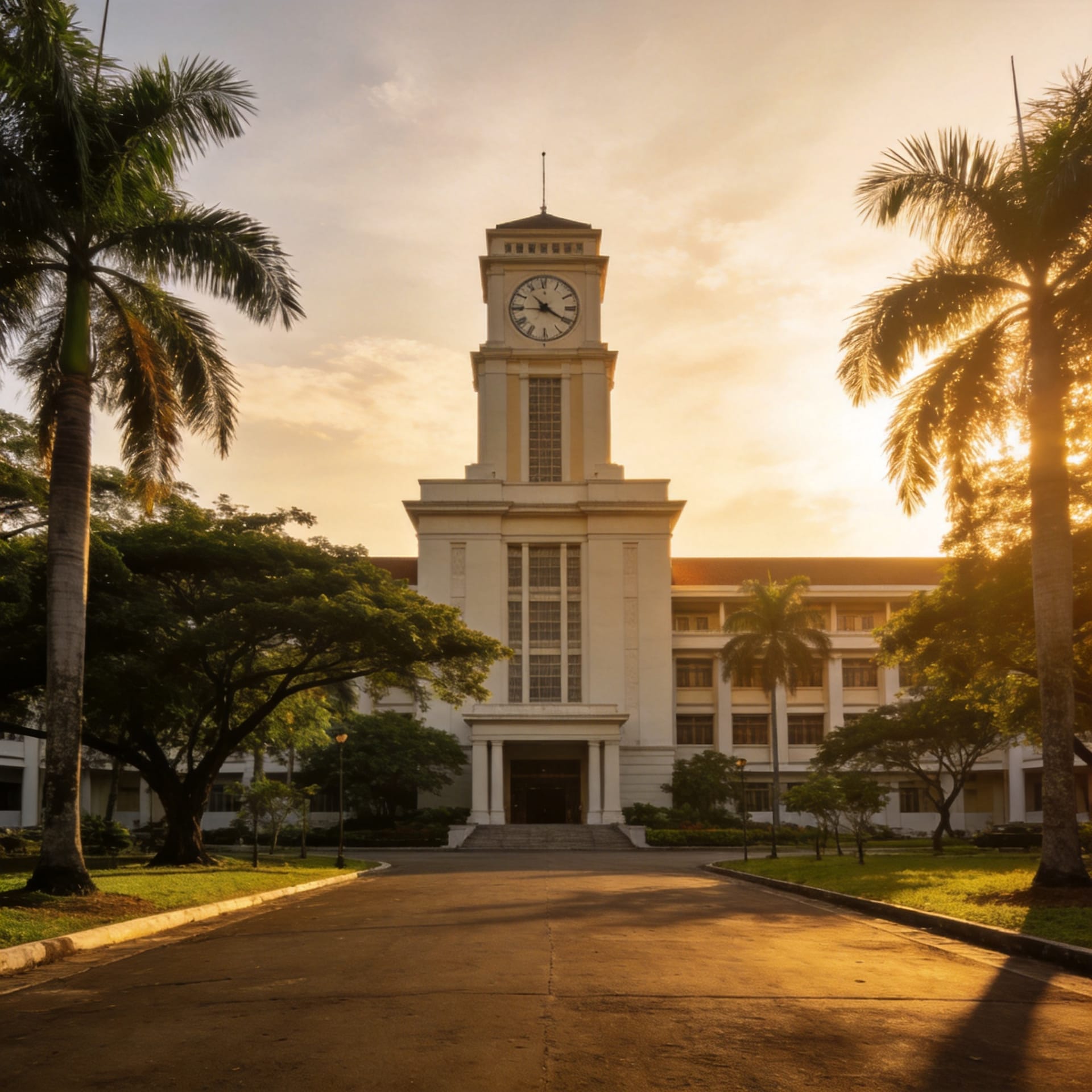 Campus Top university campus building