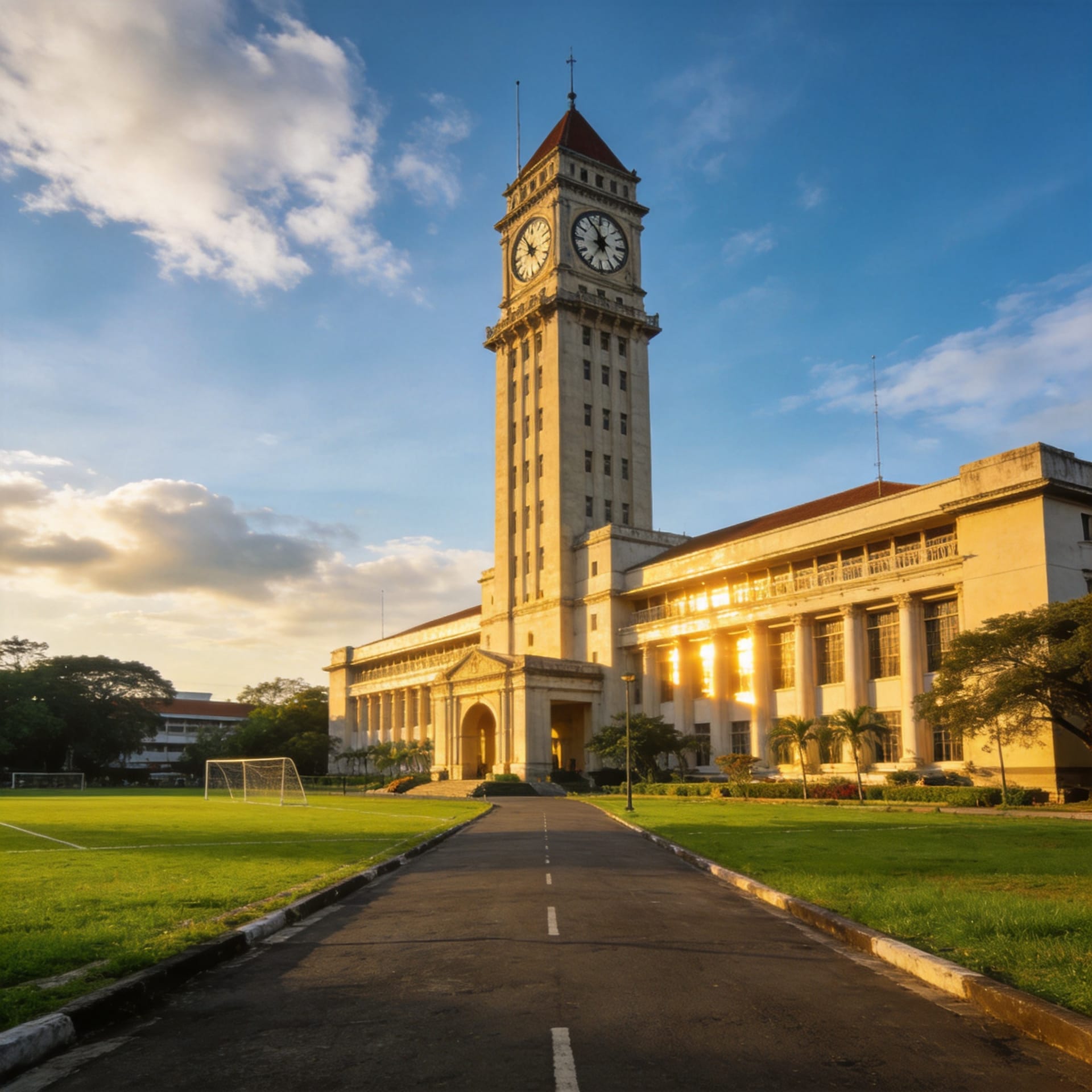 Campus Top campus learning scene